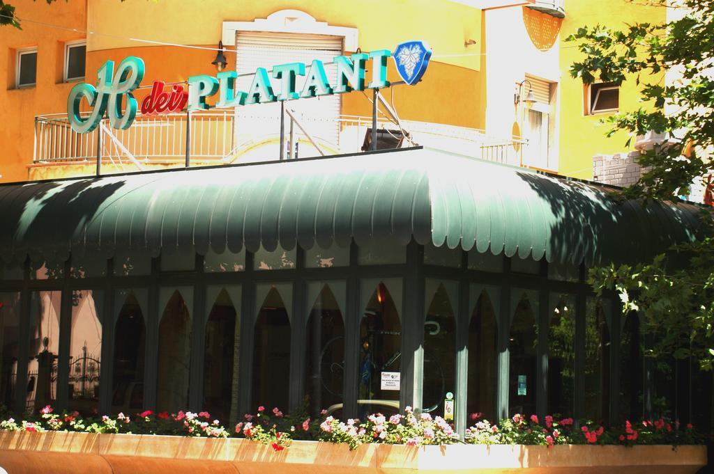 Hotel Dei Platani Rimini Exterior foto