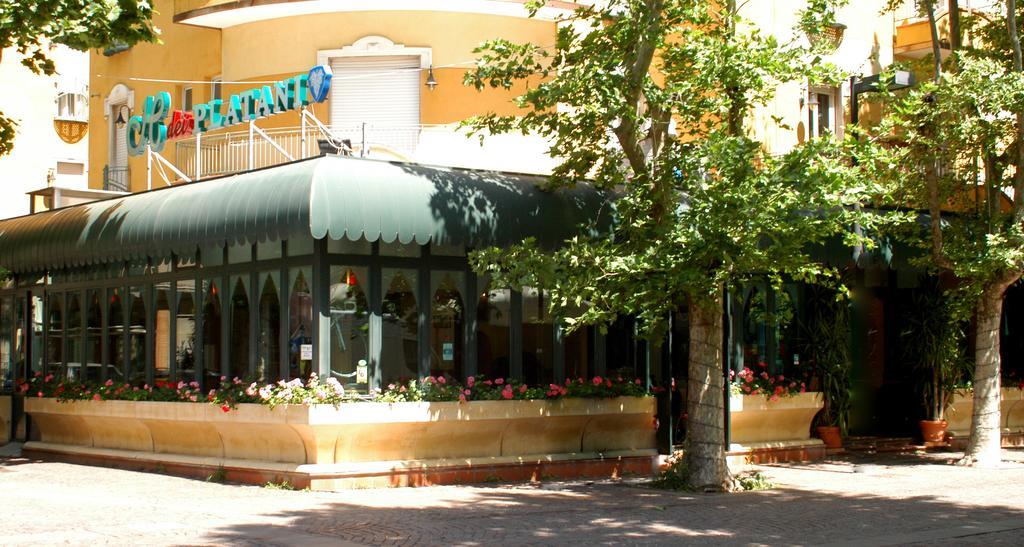 Hotel Dei Platani Rimini Exterior foto