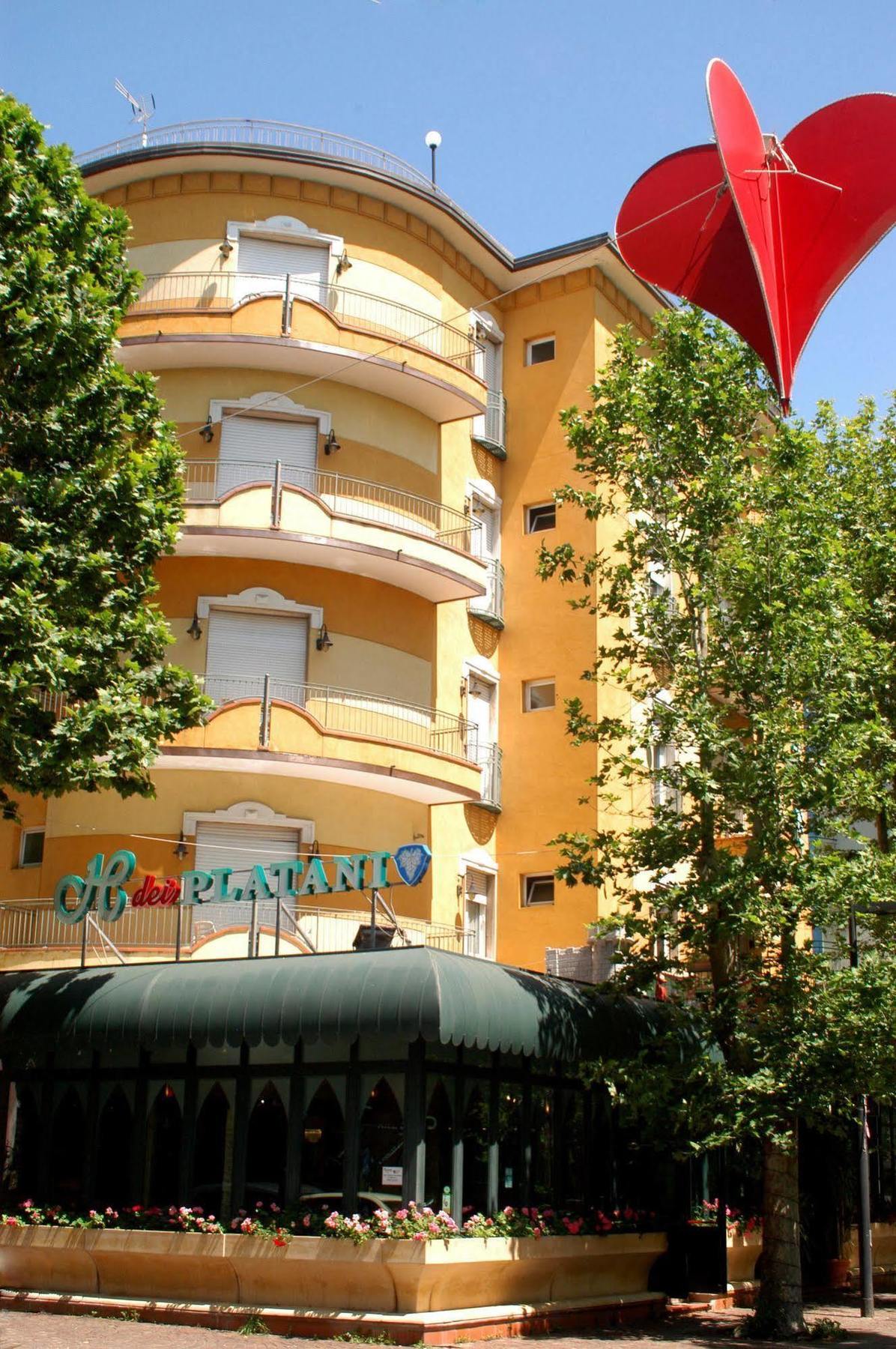 Hotel Dei Platani Rimini Exterior foto